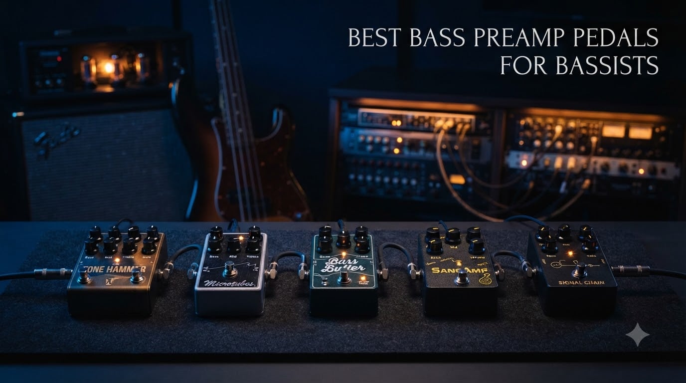 Best bass preamp pedals for bassists