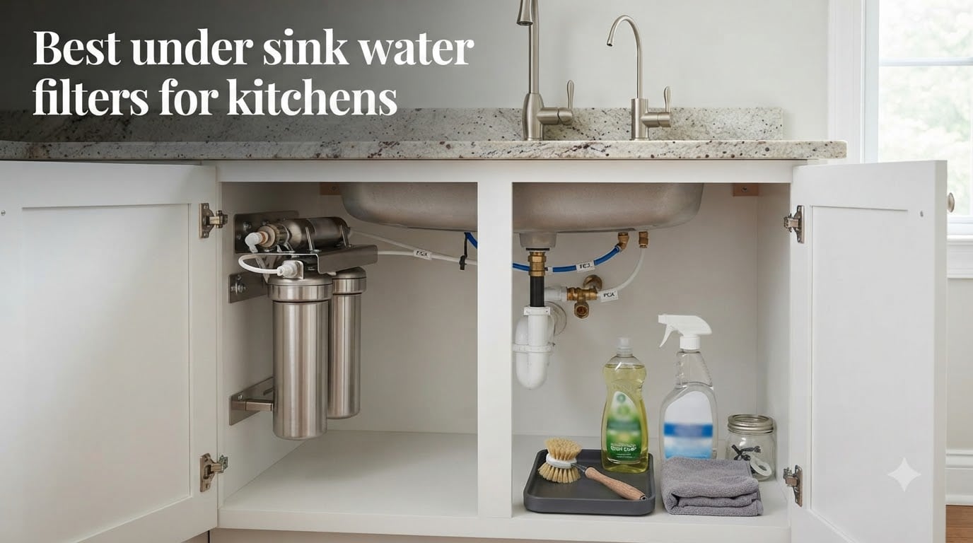 Best under sink water filters for kitchens