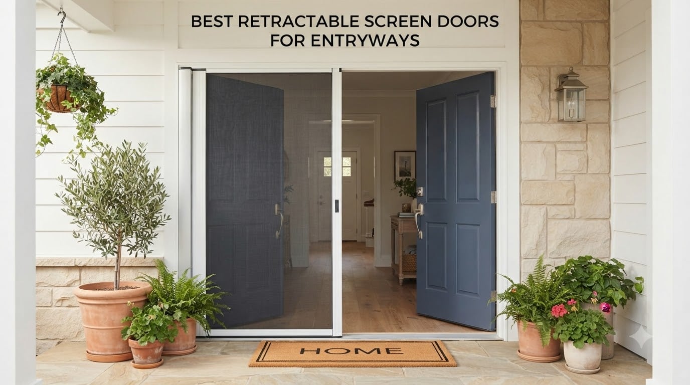 Best retractable screen doors for entryways