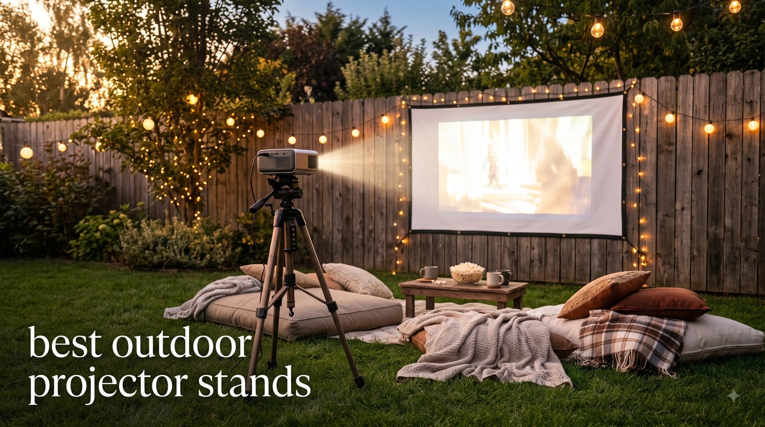 best outdoor projector stands
