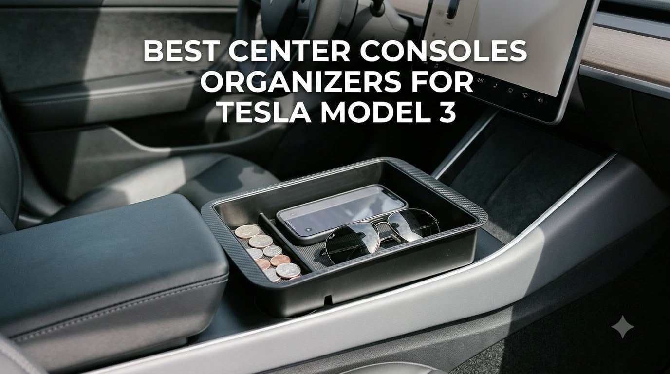 best center consoles organizers for tesla model 3