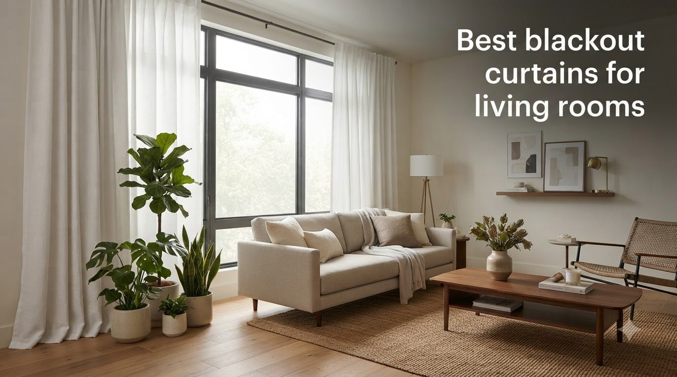 Best blackout curtains for living rooms