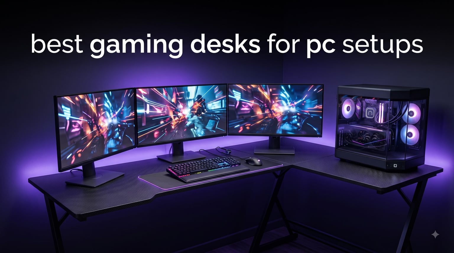 best gaming desks for pc setups