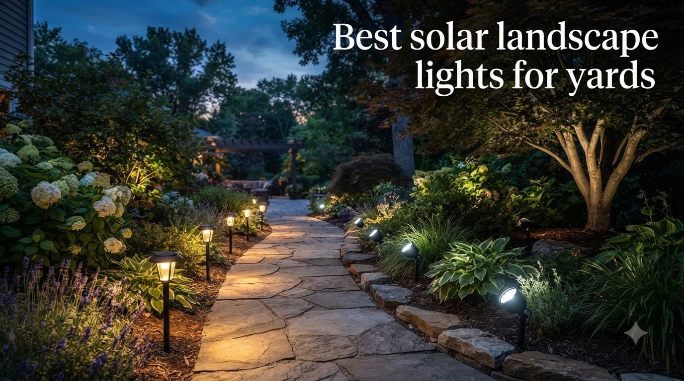Best solar landscape lights for yards