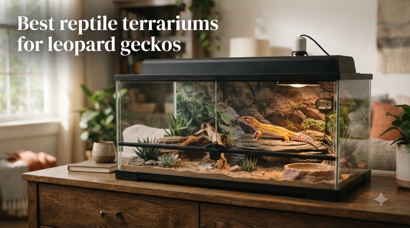 Best reptile terrariums for leopard geckos