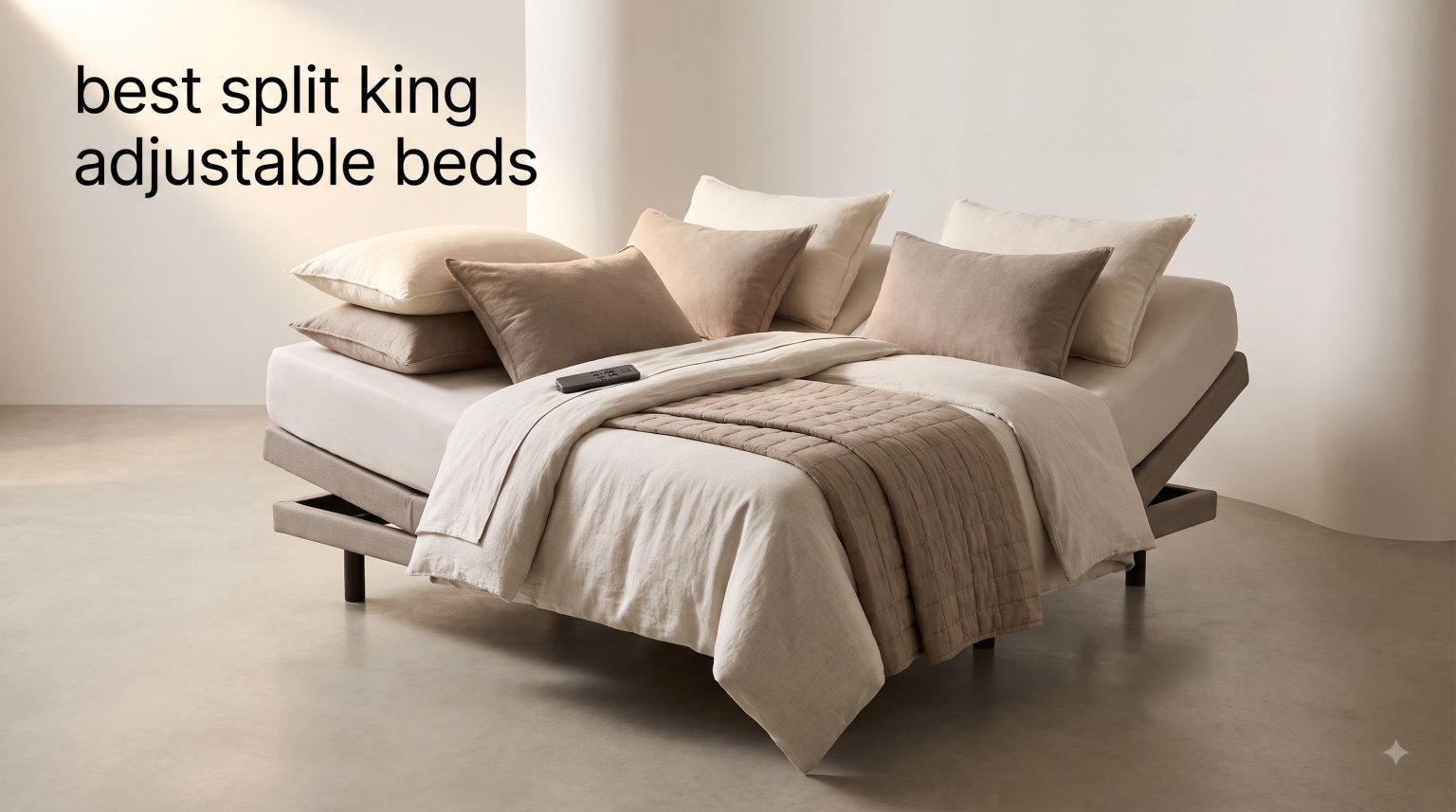 best split king adjustable beds