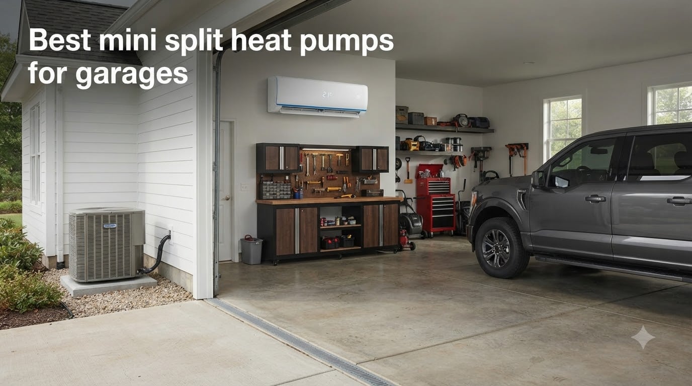 Best mini split heat pumps for garages
