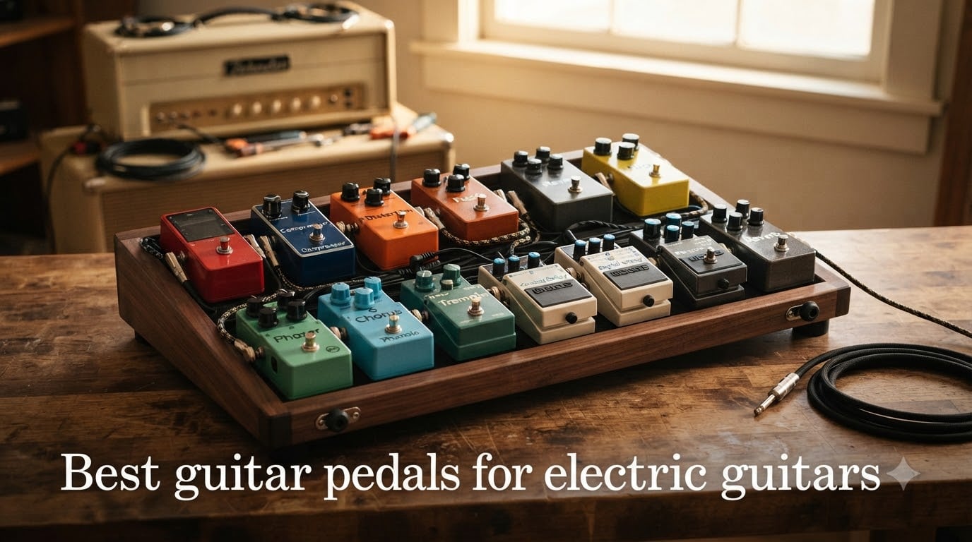 Best guitar pedals for electric guitars