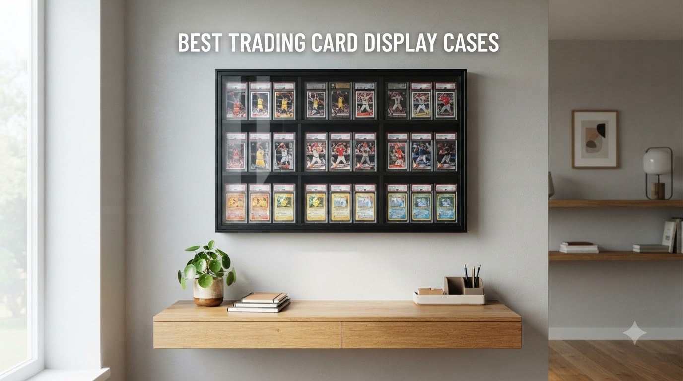 best trading card display cases