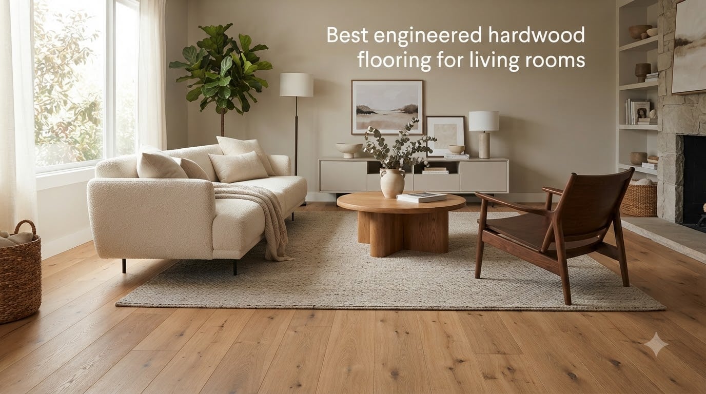 Best engineered hardwood flooring for living rooms