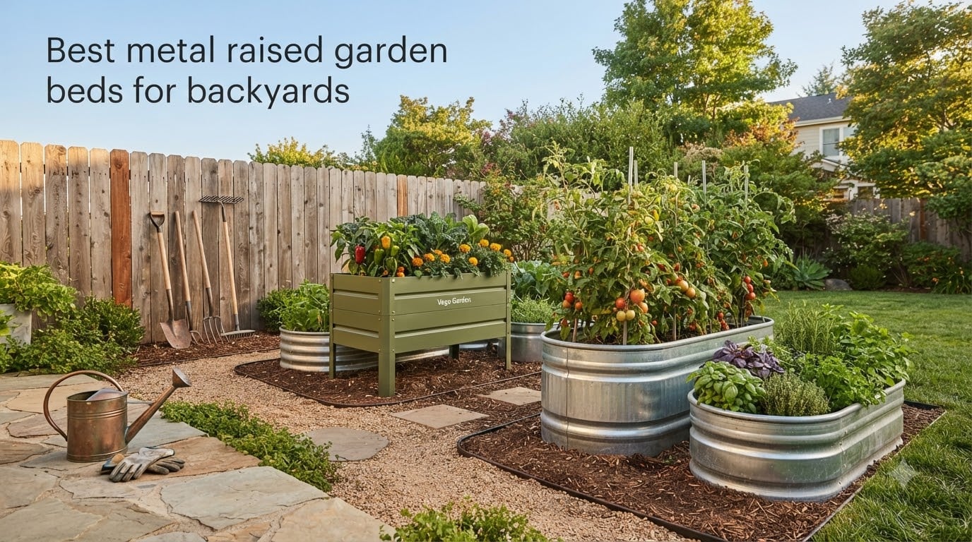 Best metal raised garden beds for backyards
