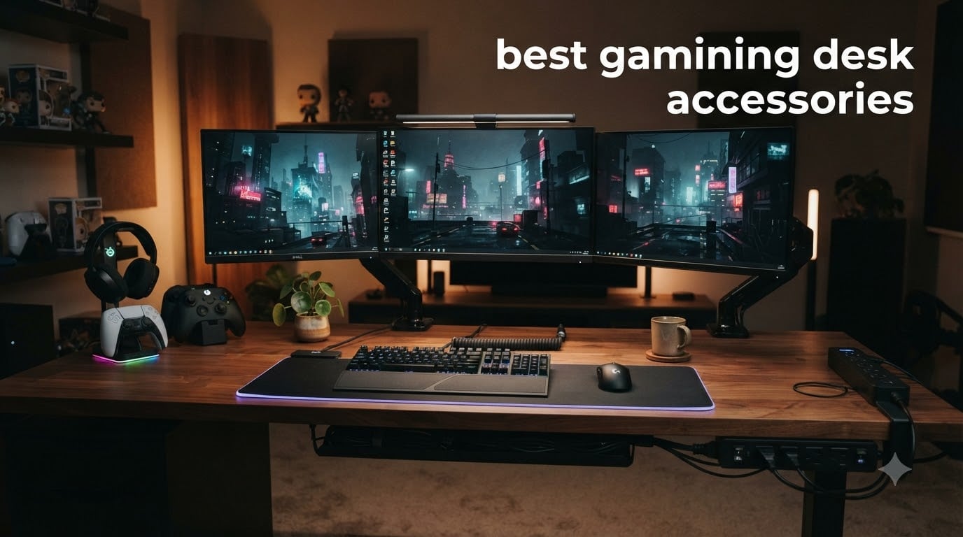 best gaming desk accessories