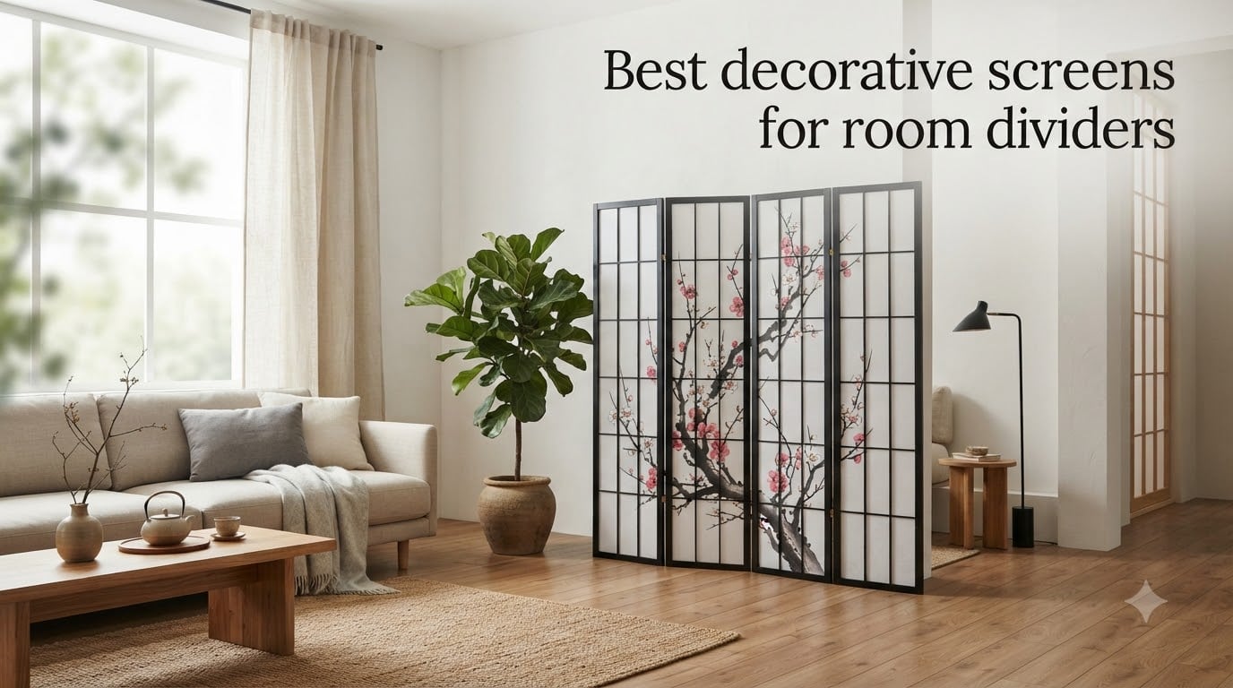 Best decorative screens for room dividers