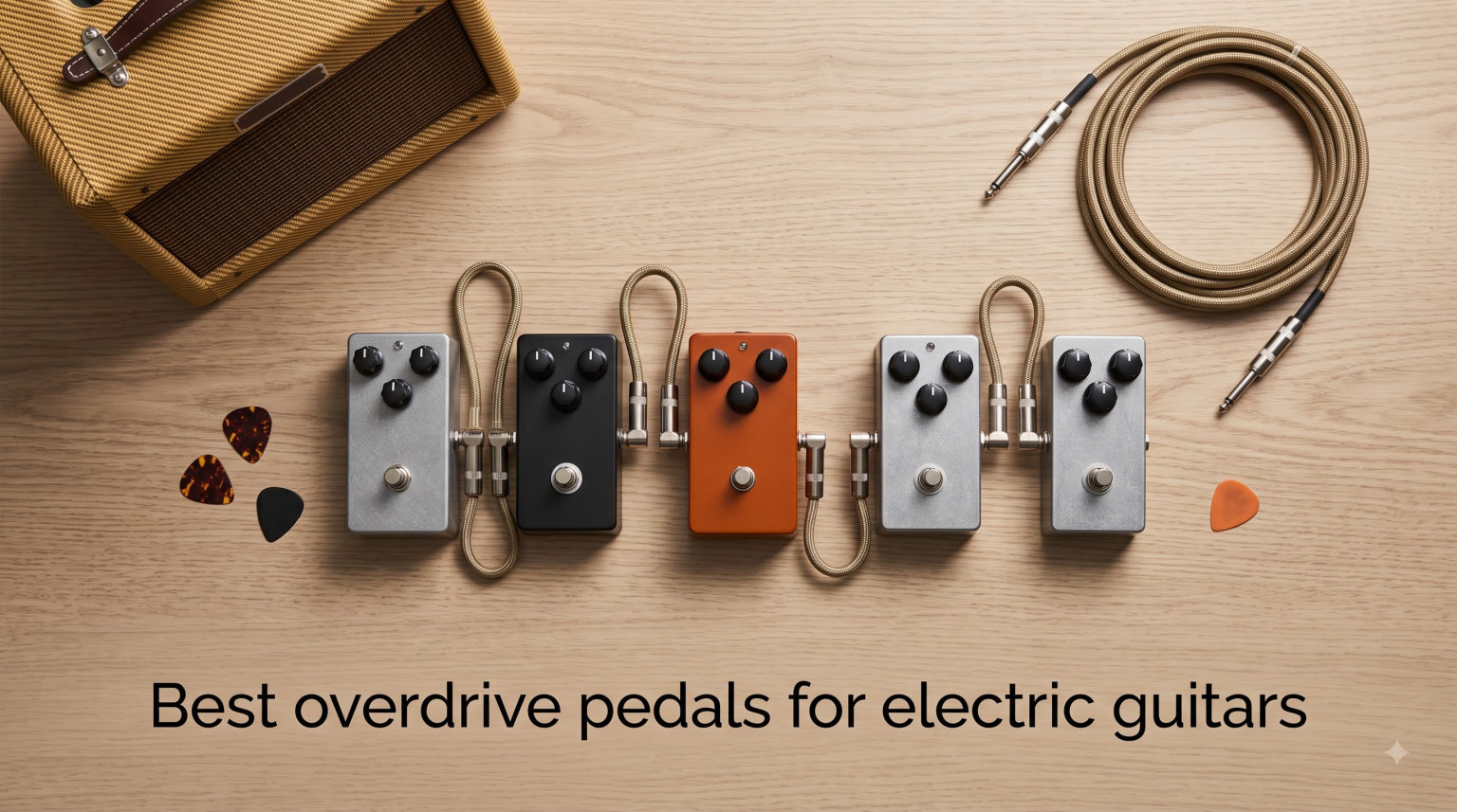 Best overdrive pedals for electric guitars