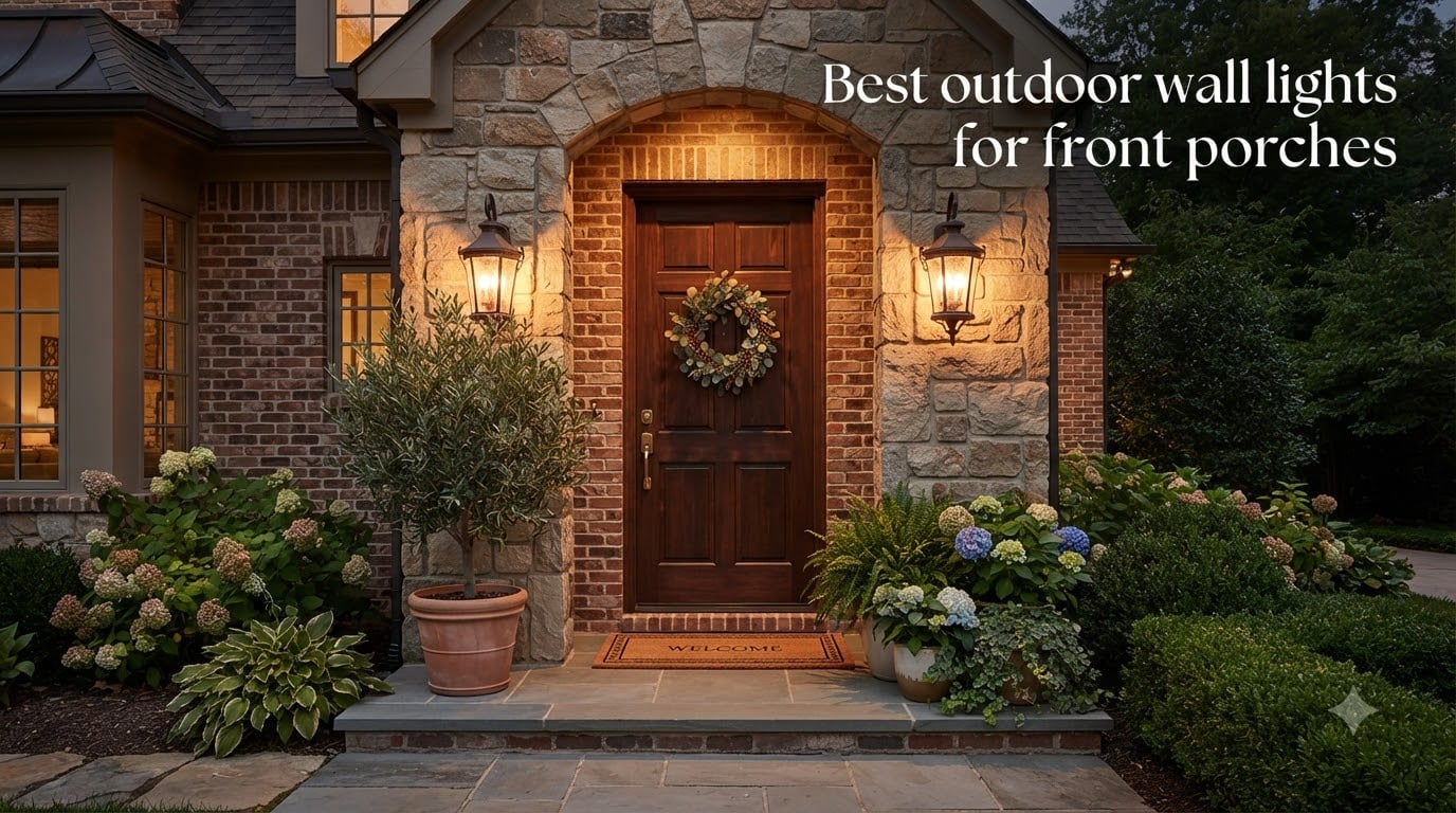 Best outdoor wall lights for front porches