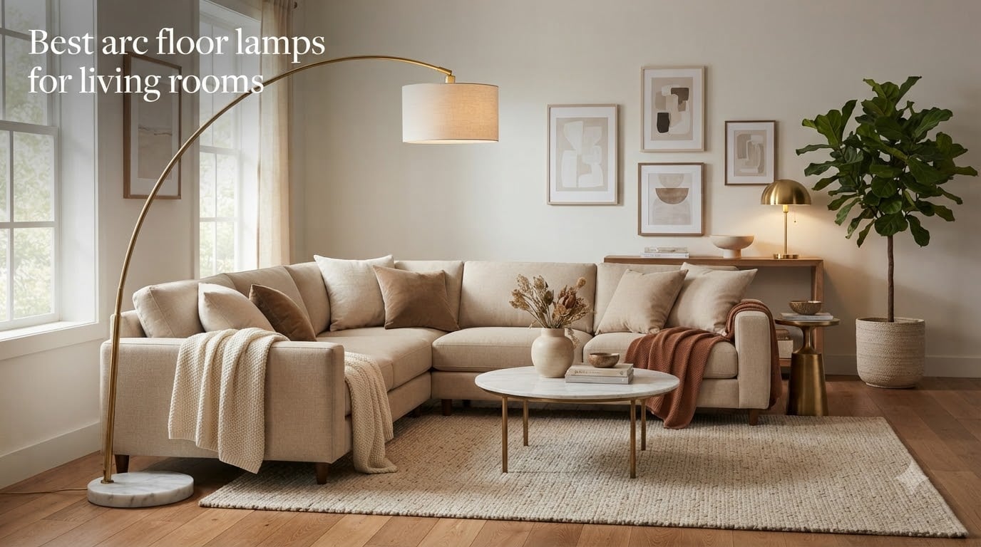 Best arc floor lamps for living rooms