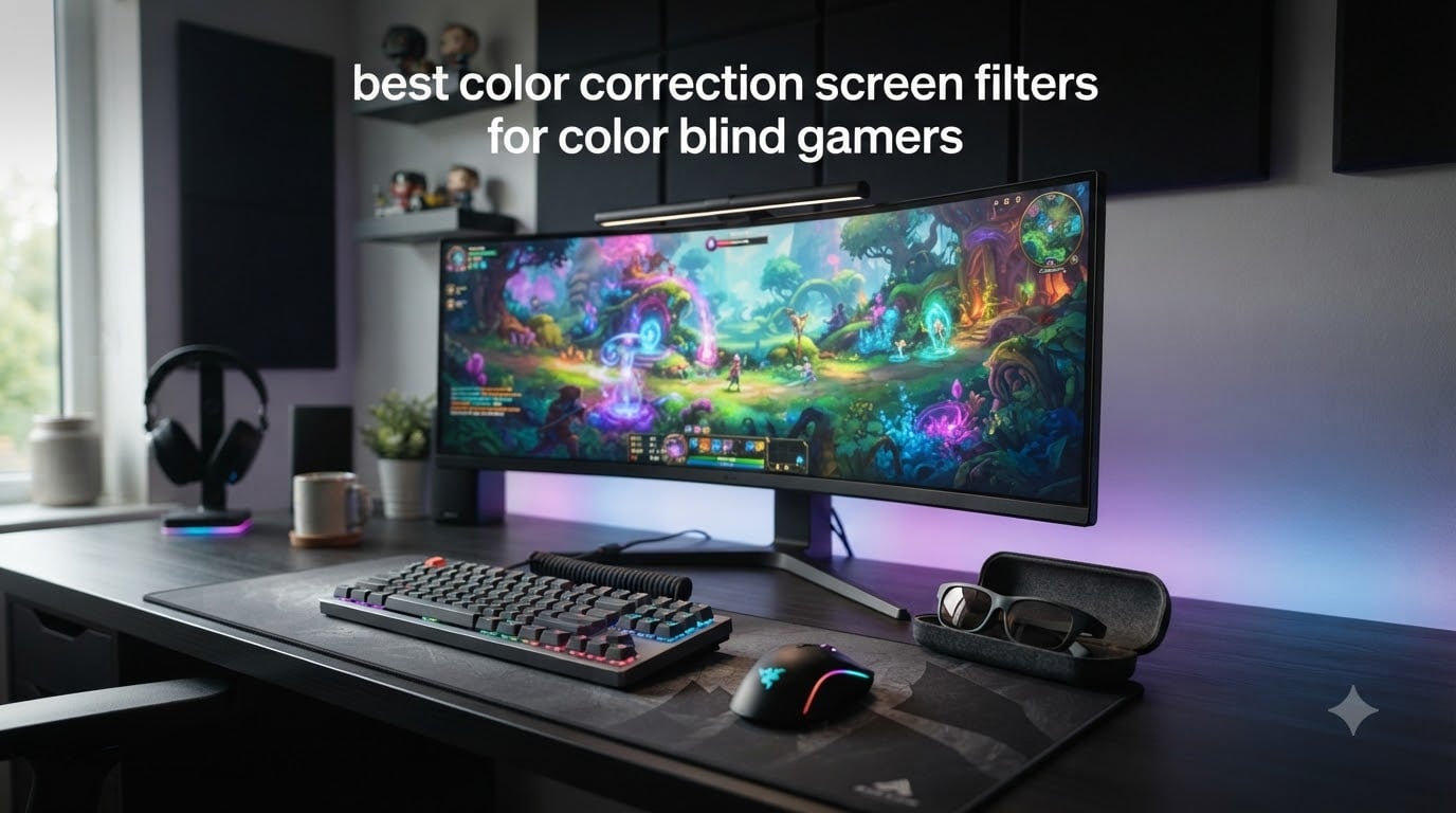 best color correction screen filters for color blind gamers
