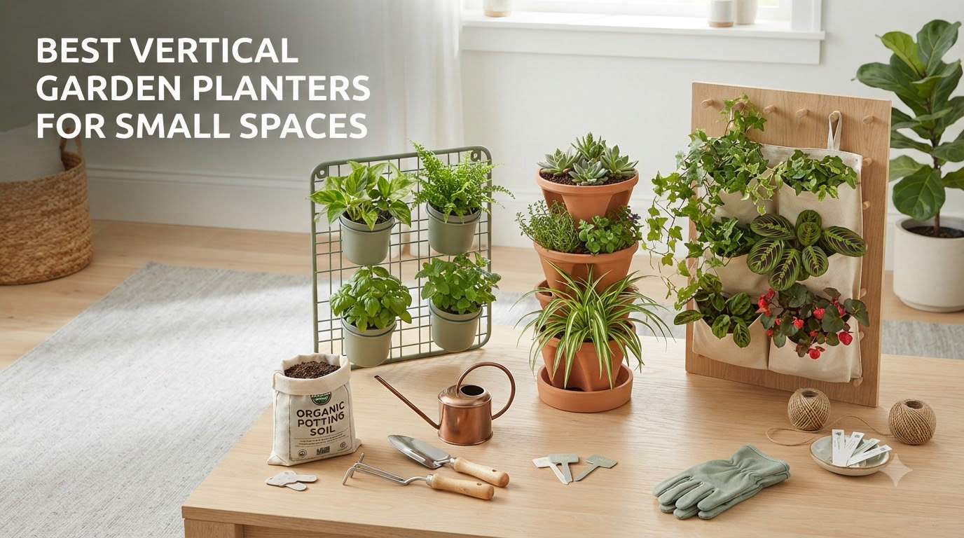 Best vertical garden planters for small spaces