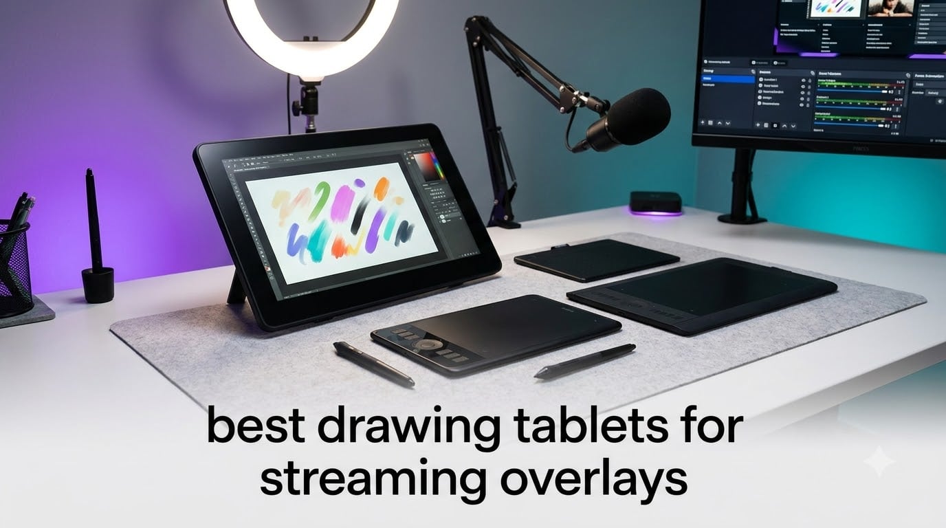 best drawing tablets for streaming overlays