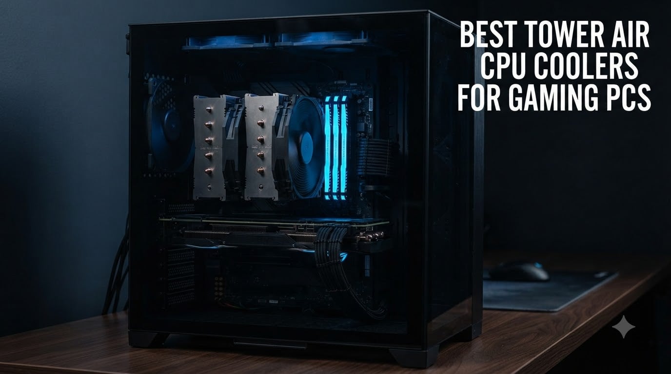 best tower air cpu coolers for gaming pcs