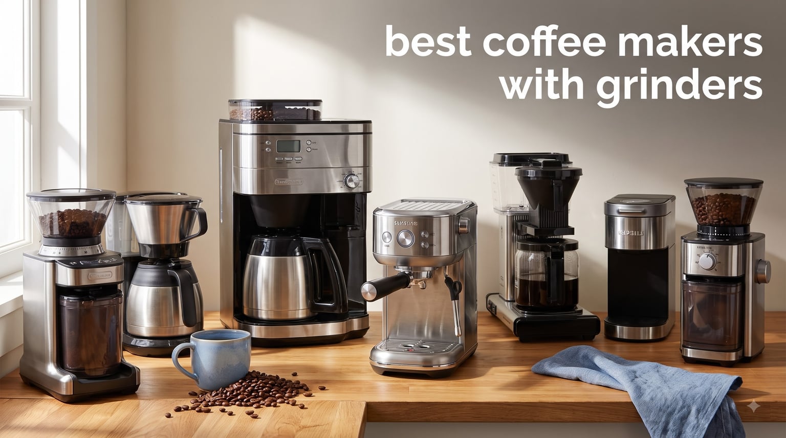 best coffee makers with grinders