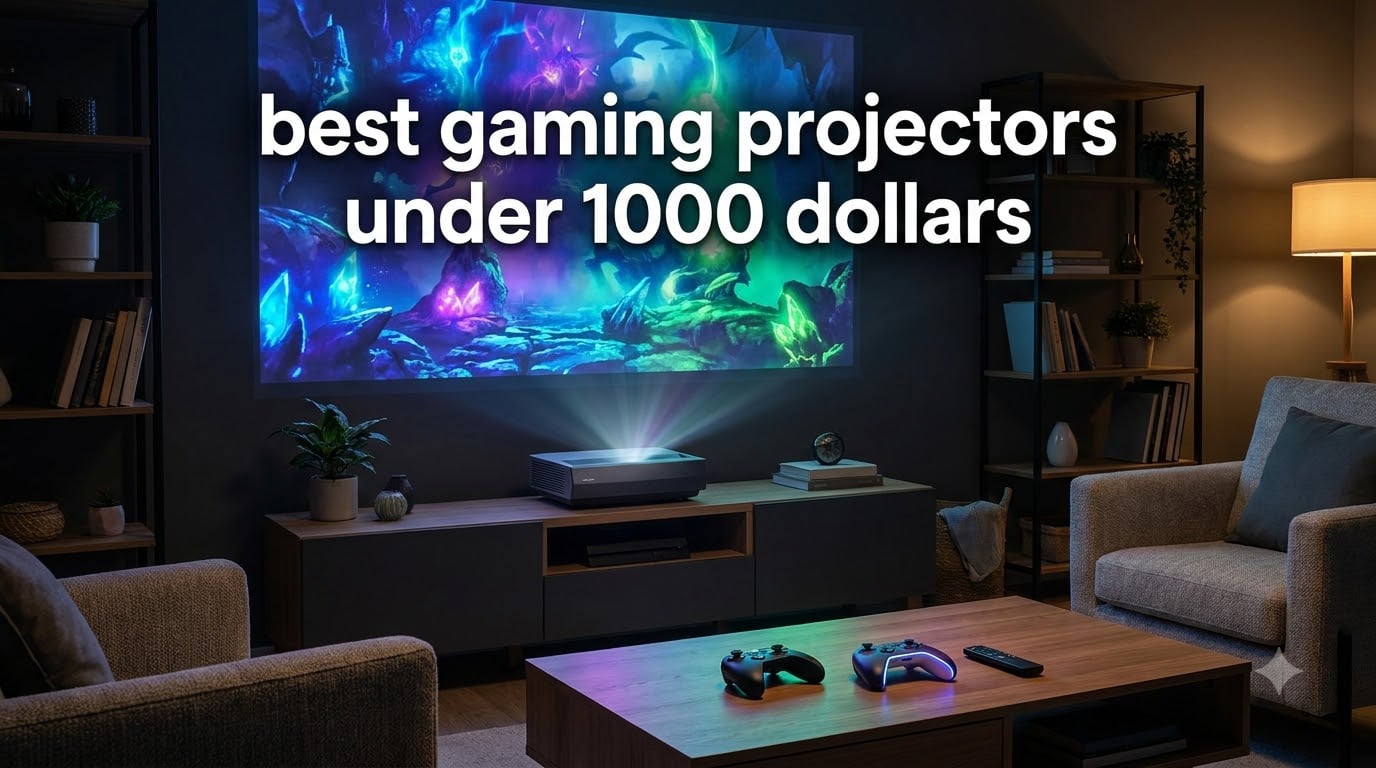 best gaming projectors under 1000 dollars