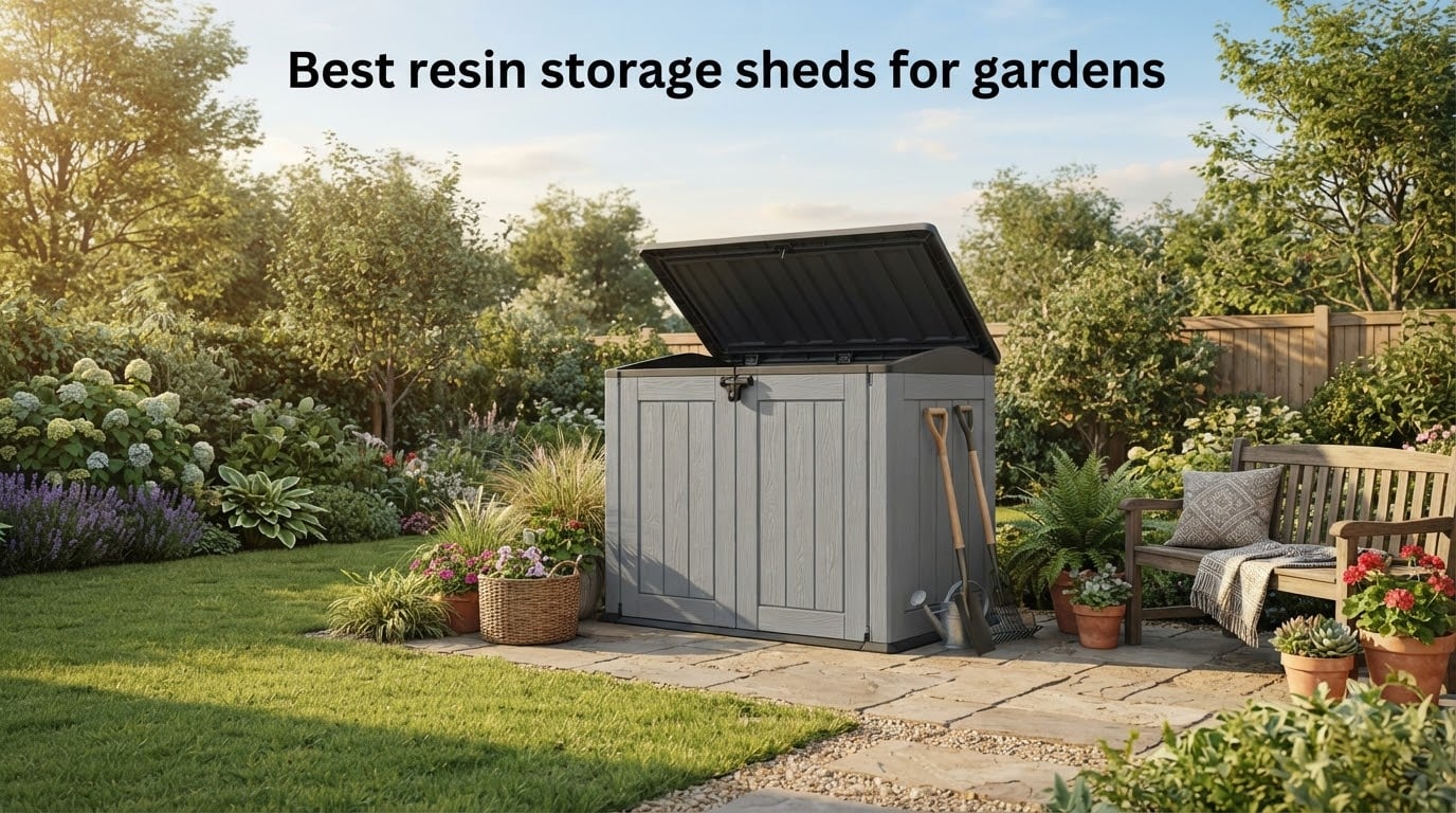 Best resin storage sheds for gardens