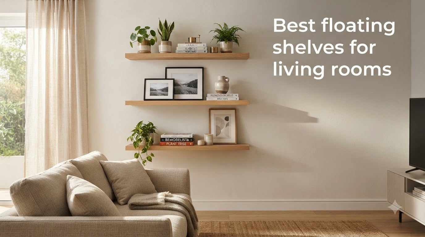 Best floating shelves for living rooms