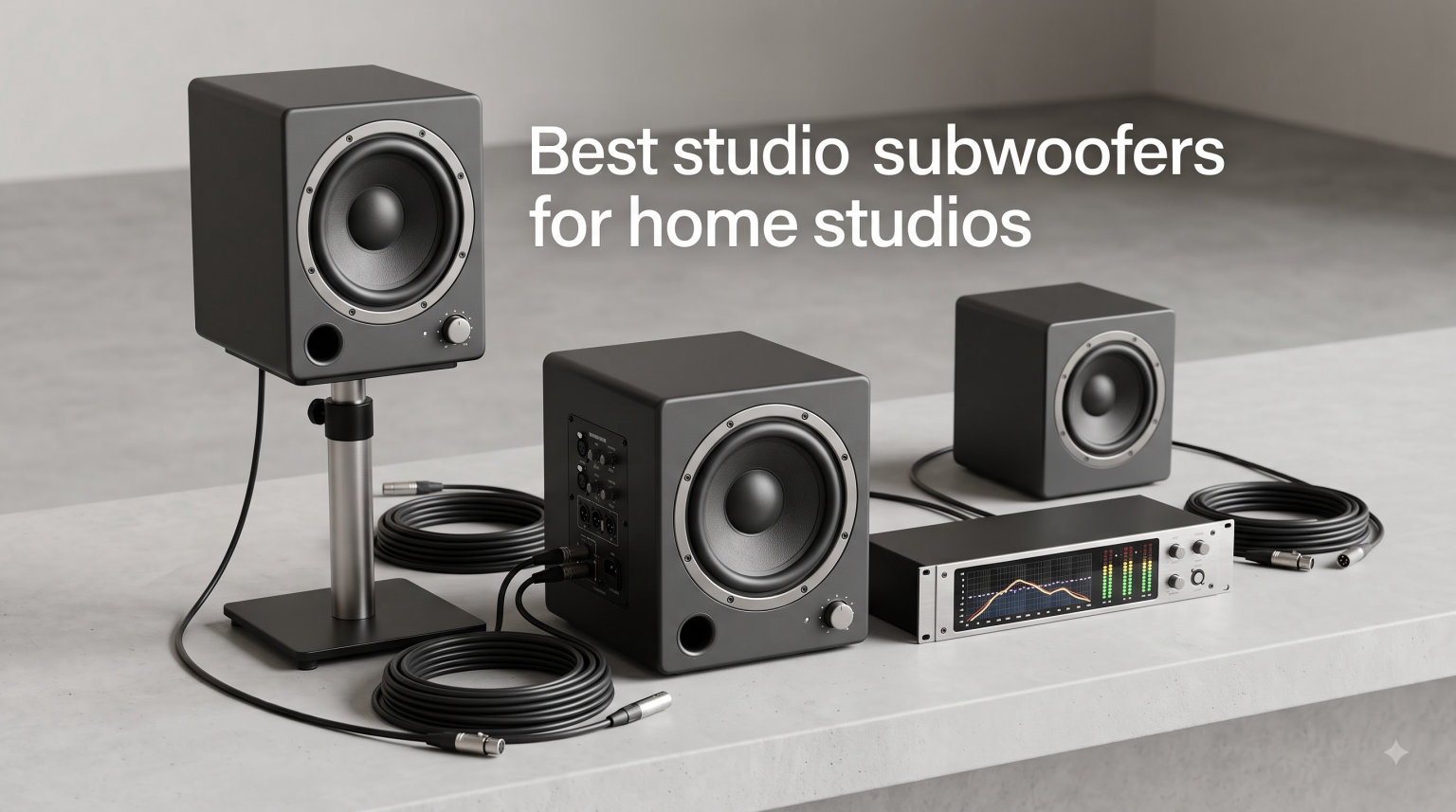 Best studio subwoofers for home studios