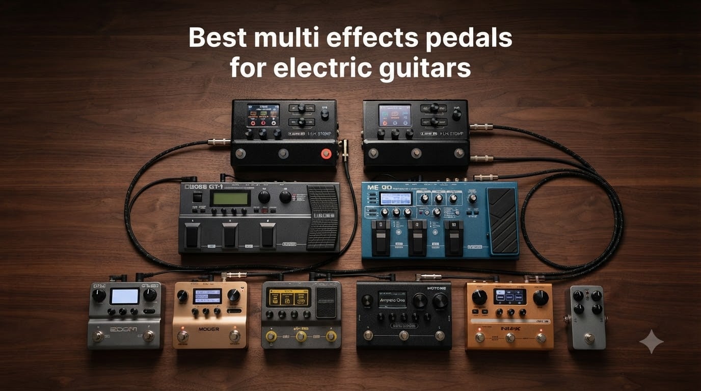 Best multi effects pedals for electric guitars