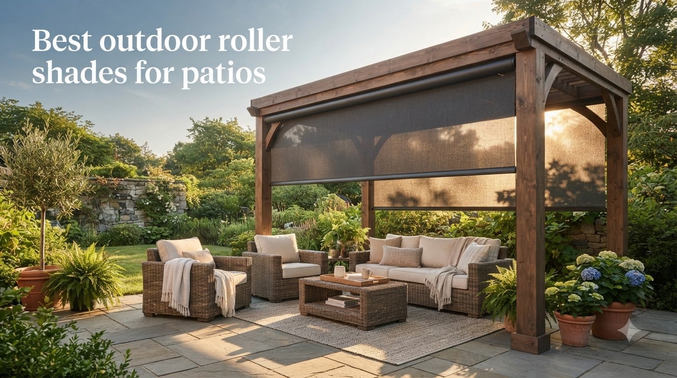 Best outdoor roller shades for patios