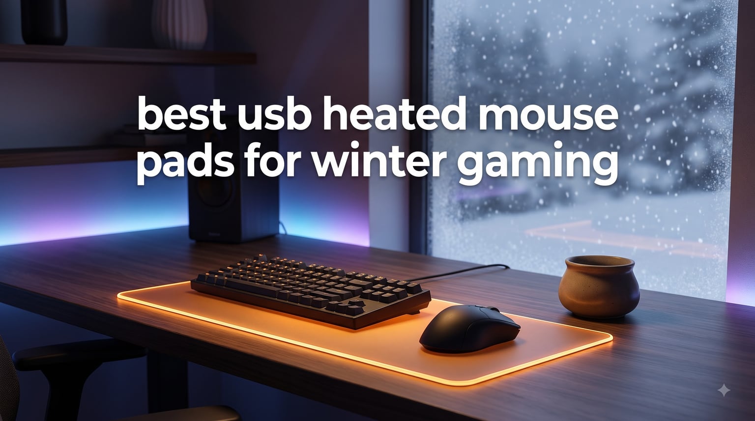 best usb heated mouse pads for winter gaming