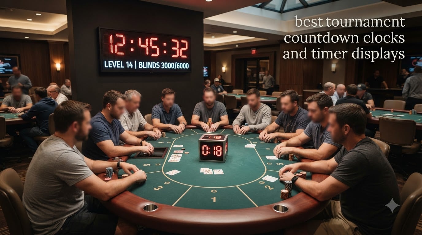 best tournament countdown clocks and timer displays