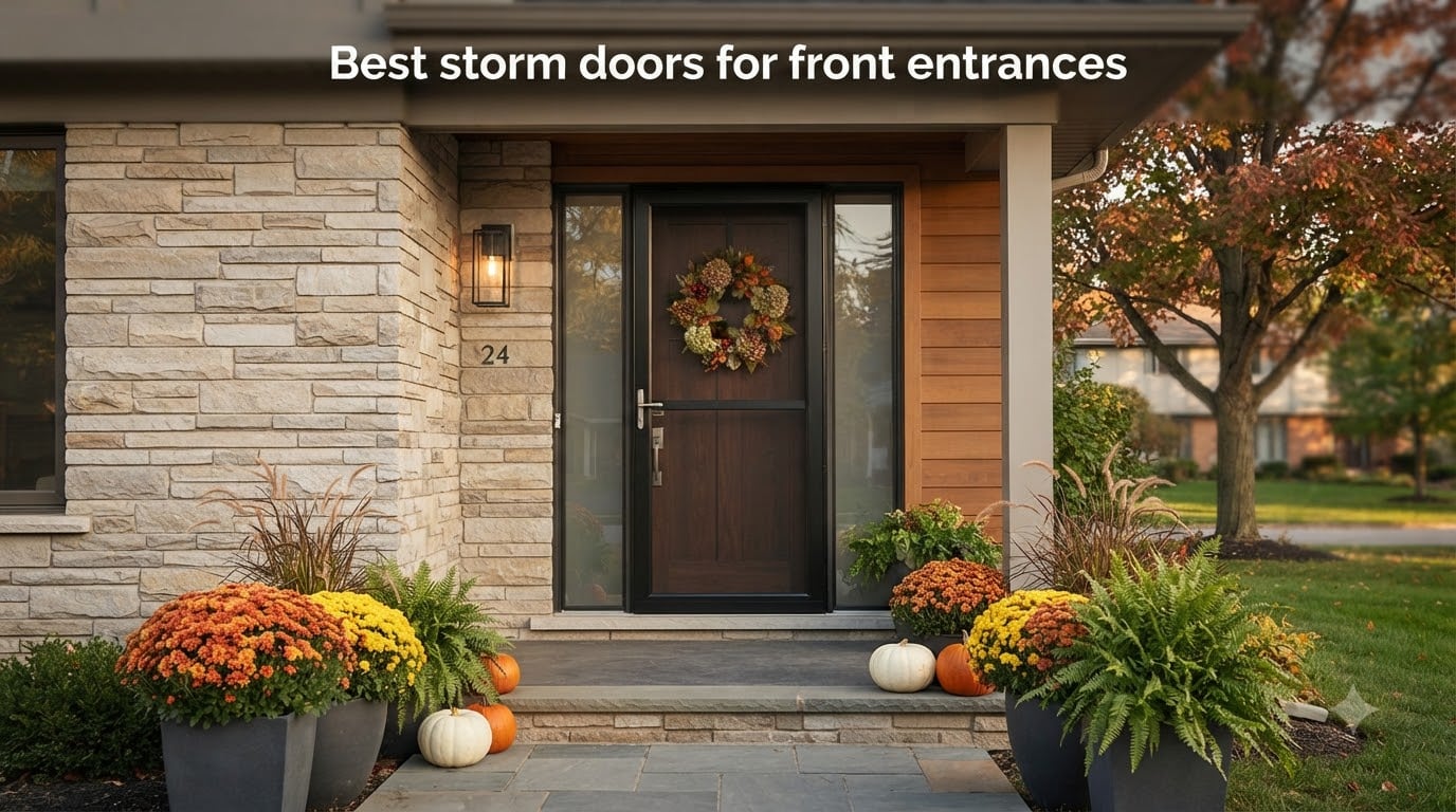 Best storm doors for front entrances