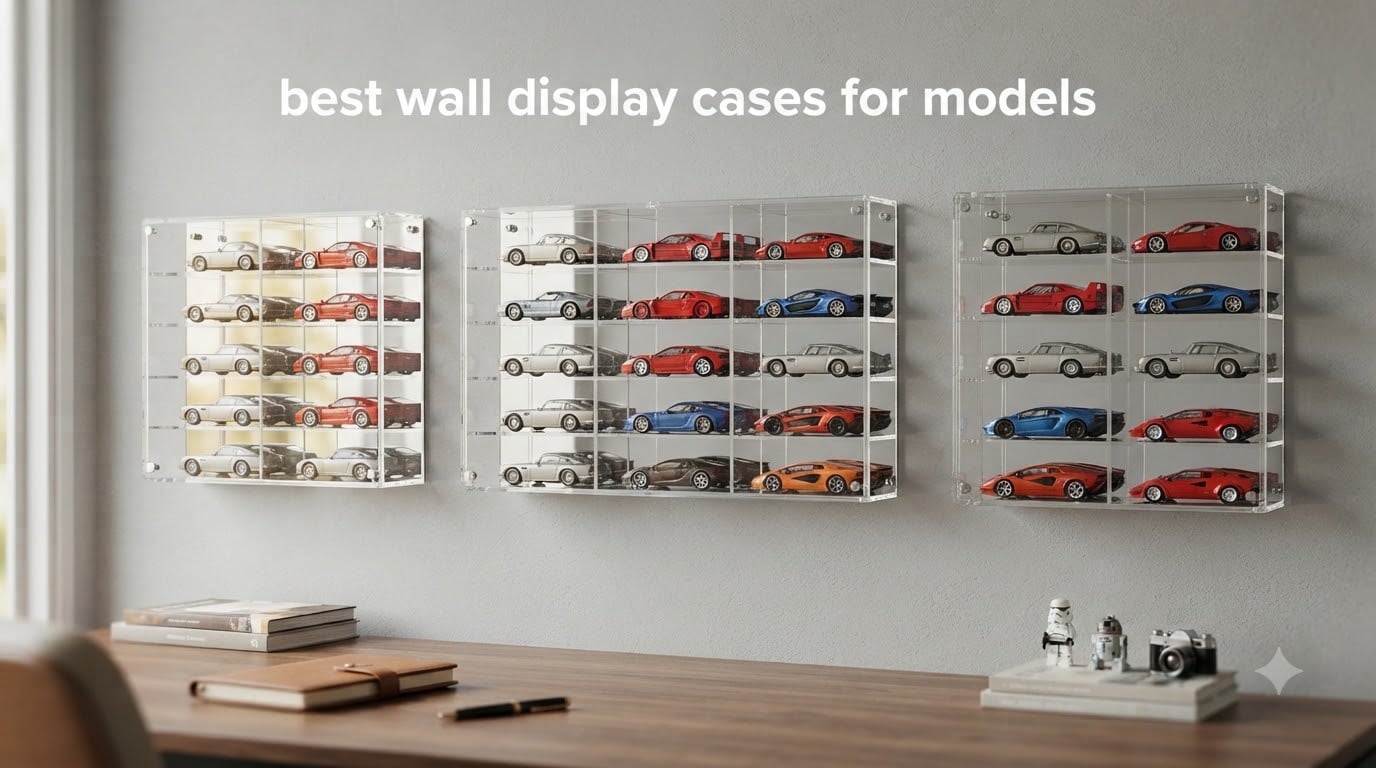 best wall display cases for models