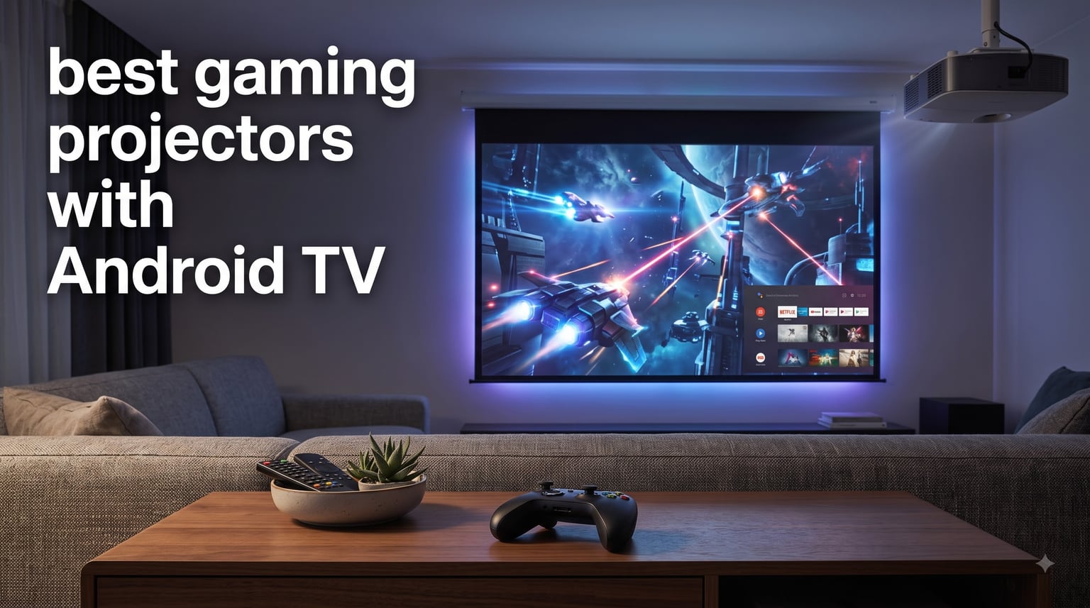 best gaming projectors with Android TV