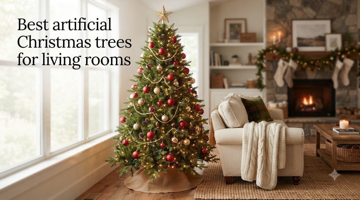 Best artificial Christmas trees for living rooms