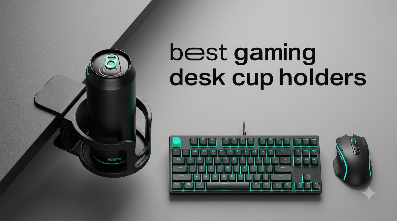 best gaming desk cup holders