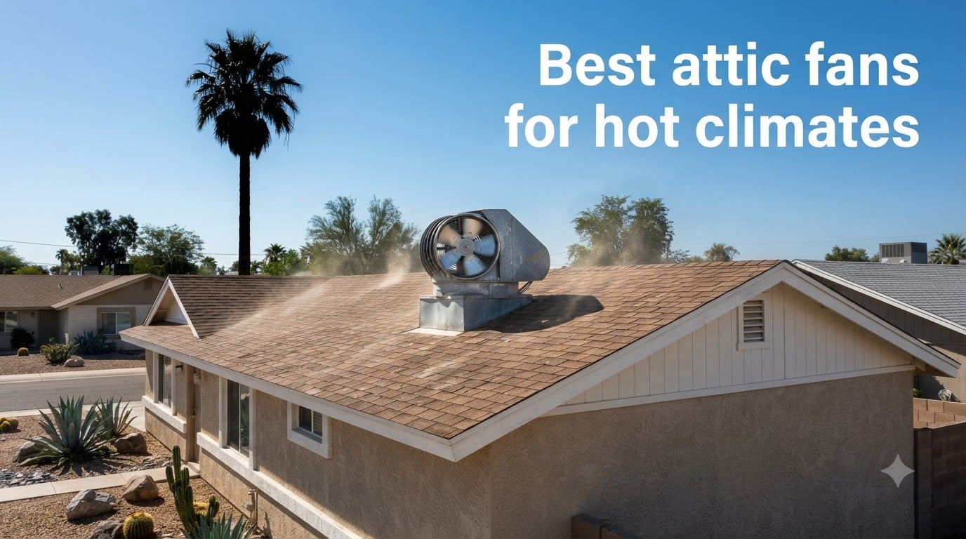 Best attic fans for hot climates
