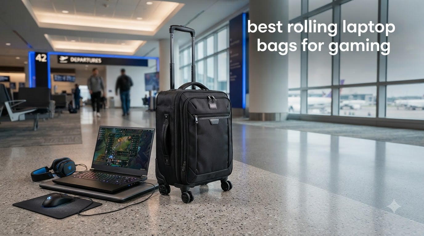 best rolling laptop bags for gaming