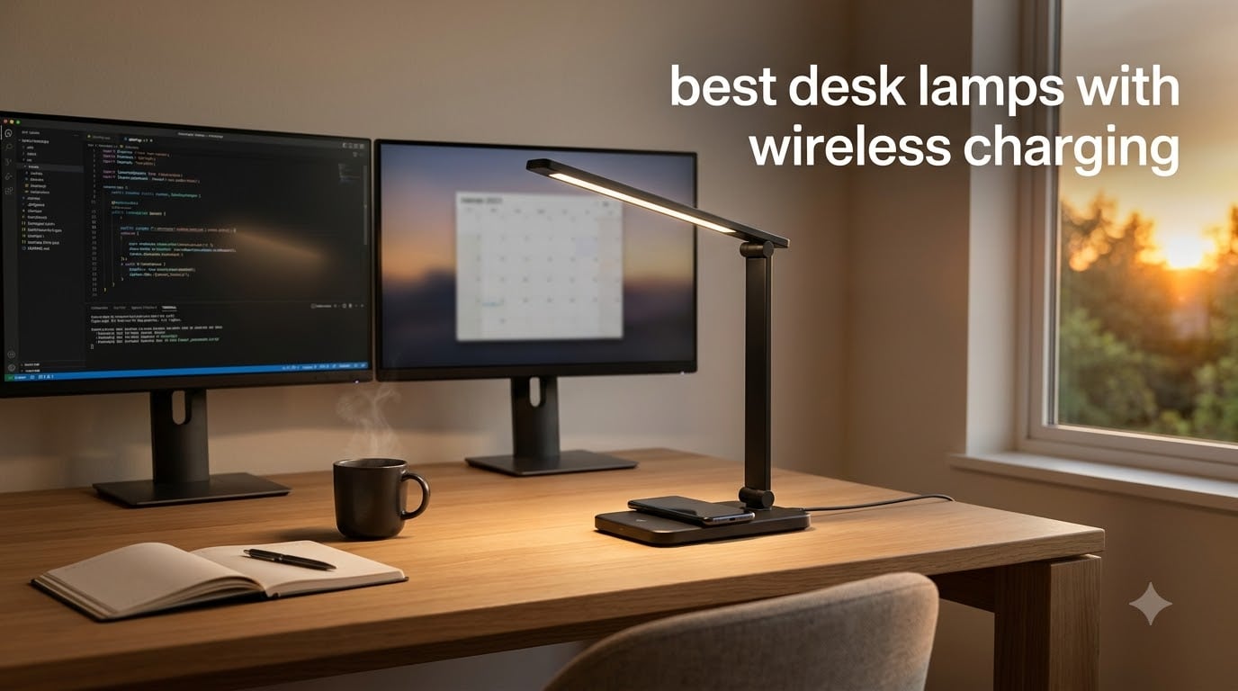 best desk lamps with wireless charging