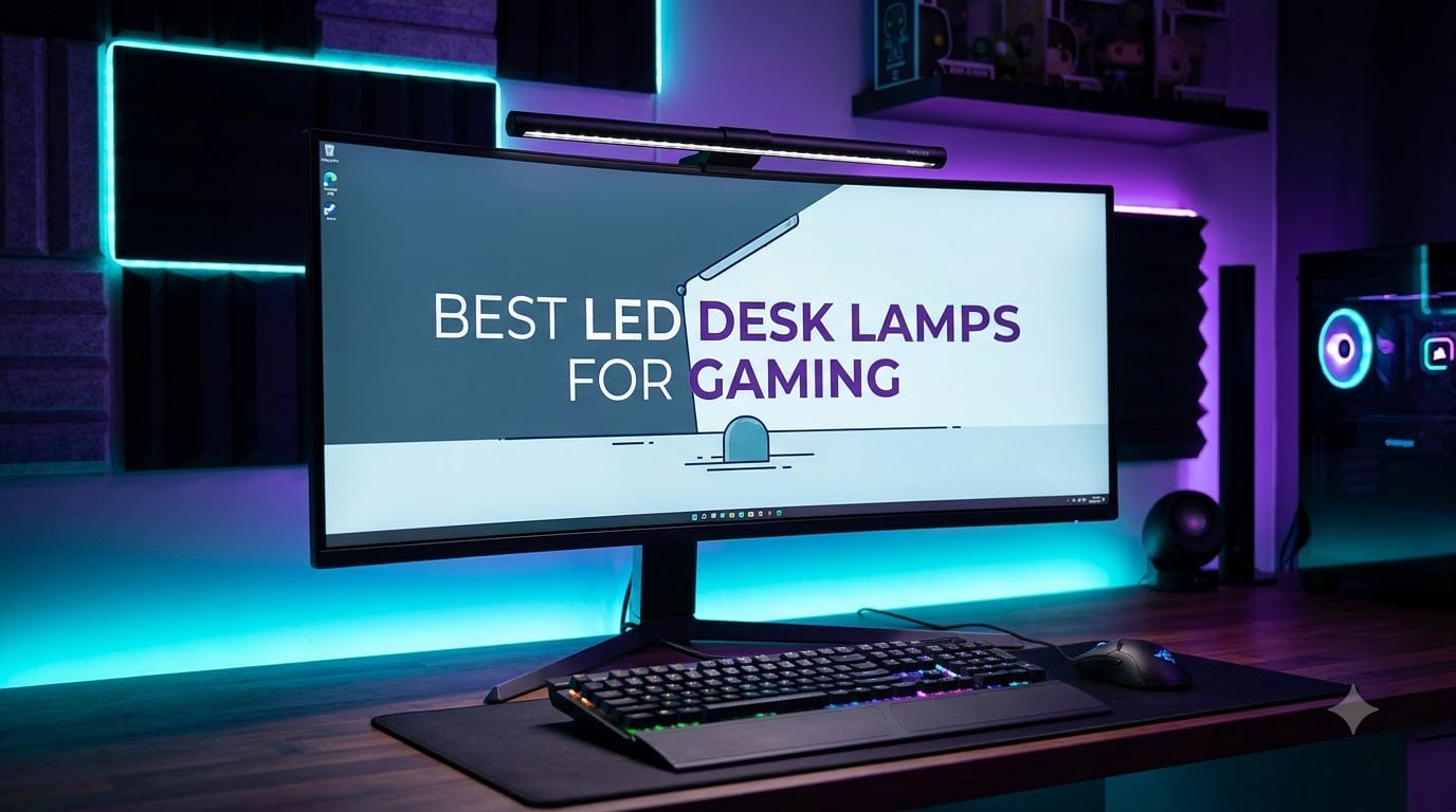 best LED desk lamps for gaming