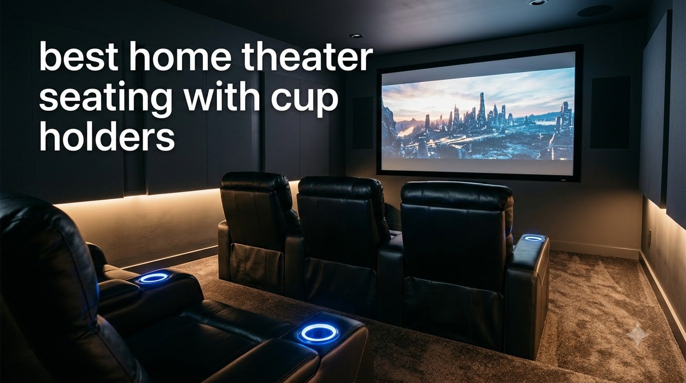 best home theater seating with cup holders