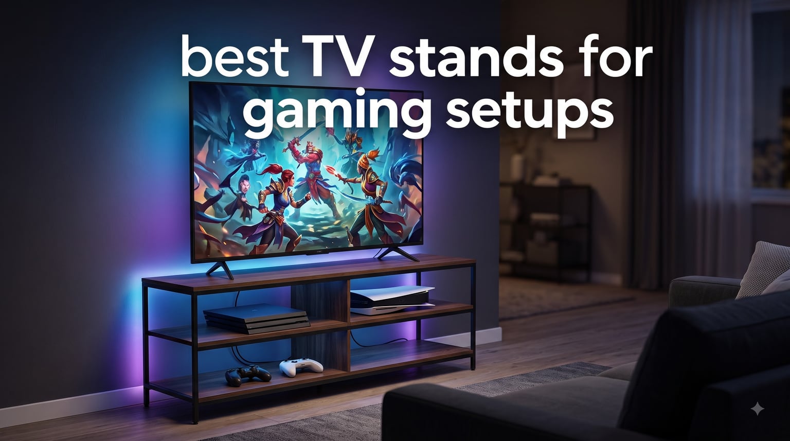 best TV stands for gaming setups