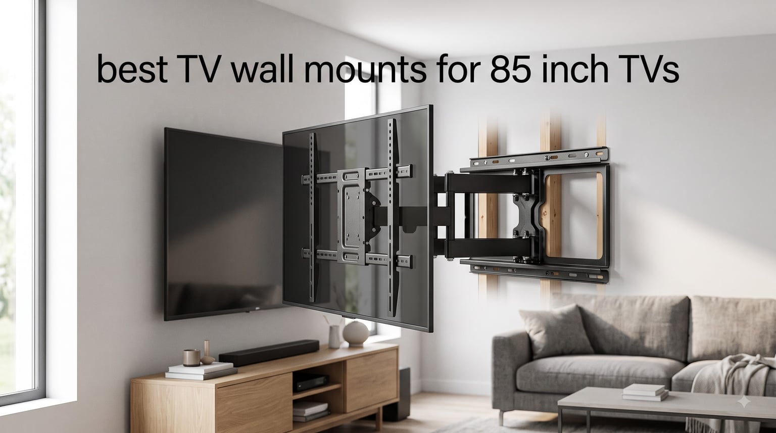best TV wall mounts for 85 inch TVs