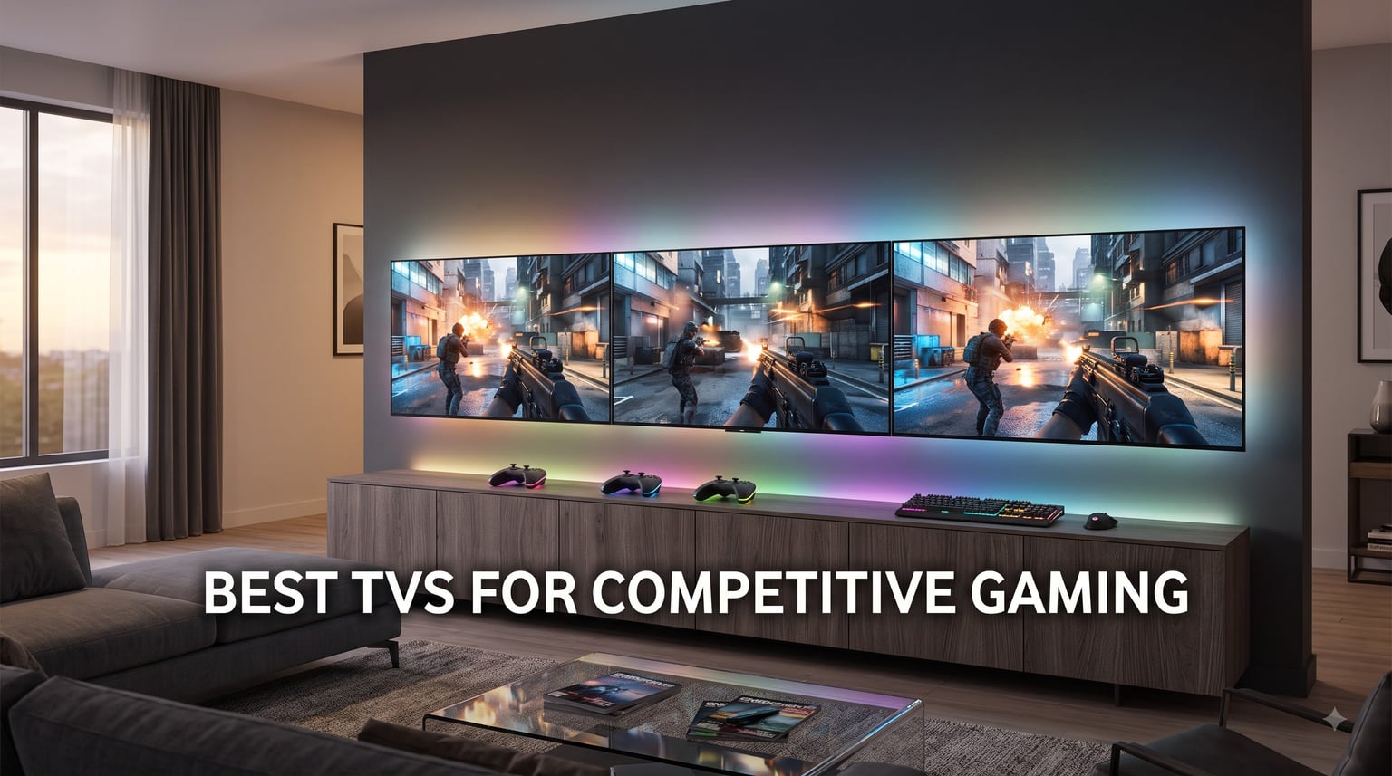 best TVs for competitive gaming