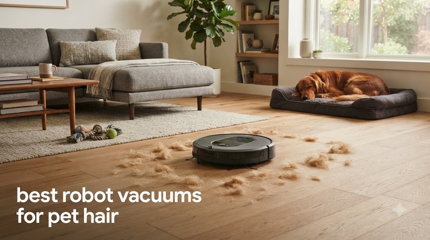 best robot vacuums for pet hair
