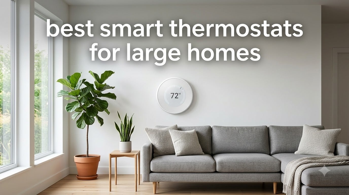 best smart thermostats for large homes