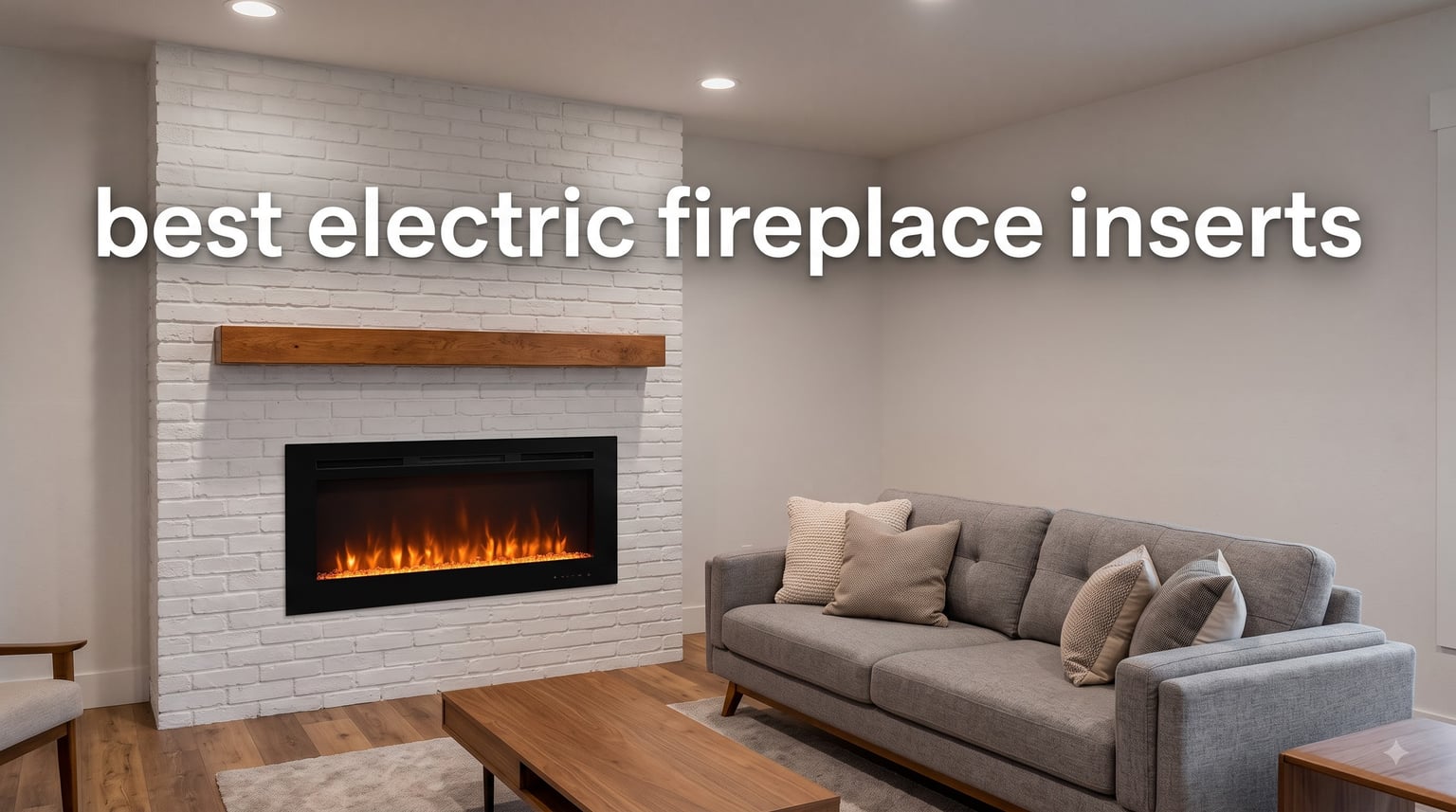 best electric fireplace inserts