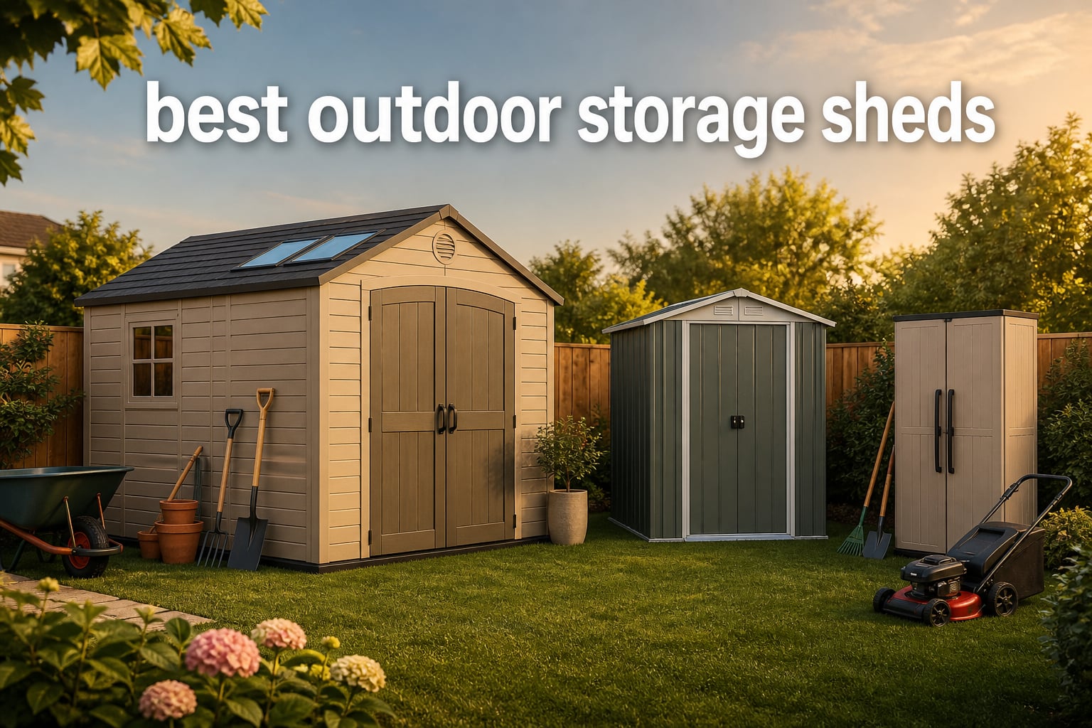 best outdoor storage sheds